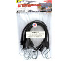 18-Inch EPDM Rubber Tarp Strap 4-Pack